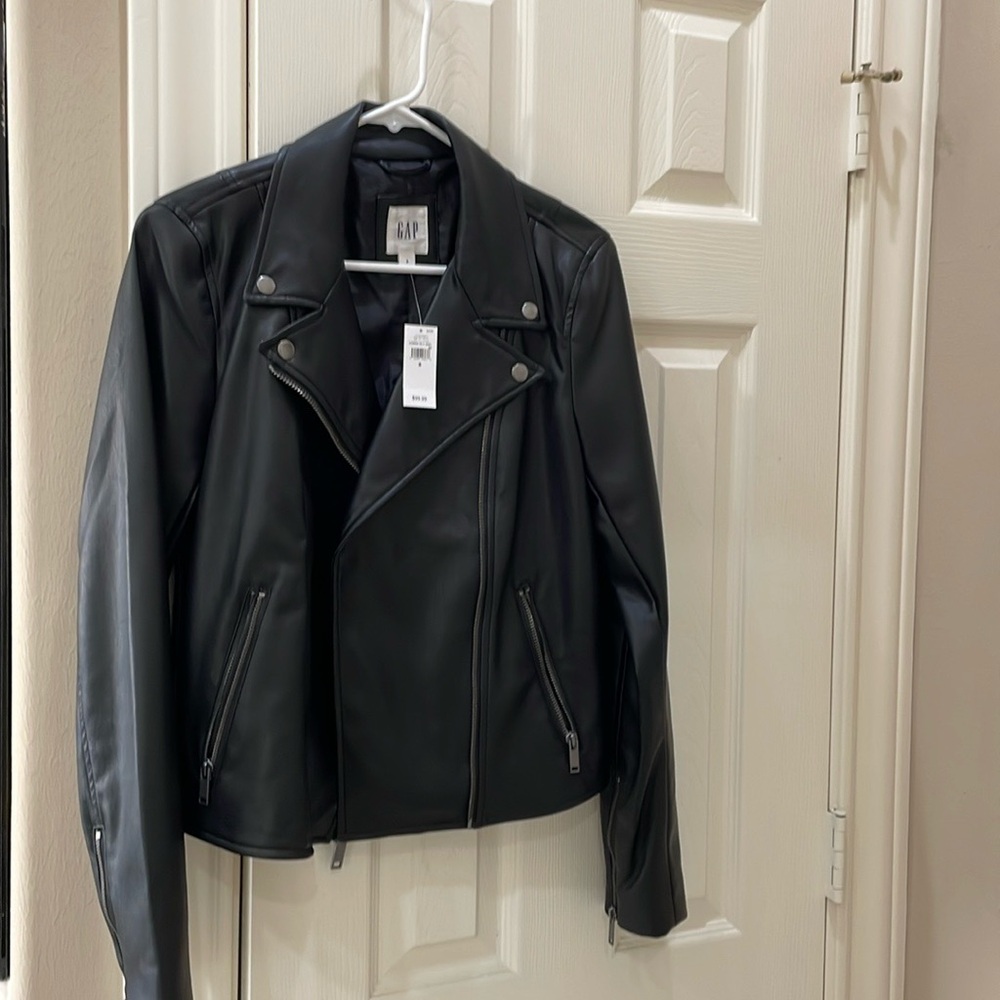 GAP Factory Women's Vegan Leather Jacket